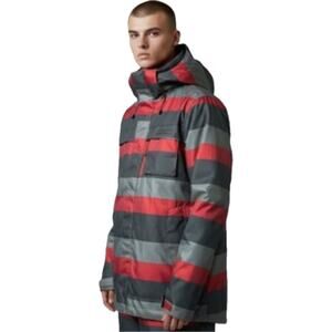 Burton Snowboards DRYRIDE Jacket Men’s S | Gray Red Ski Coat